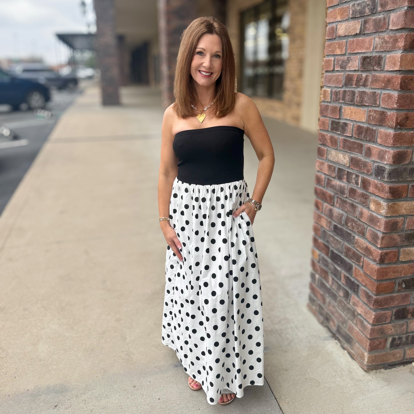 Chic in Dots Dress