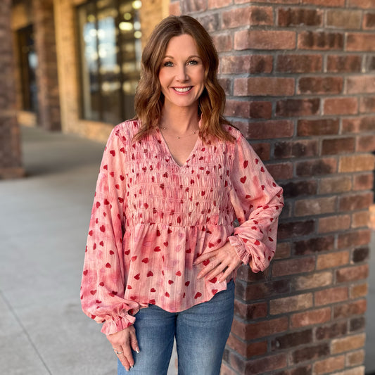 Flirtatious Heart Blouse