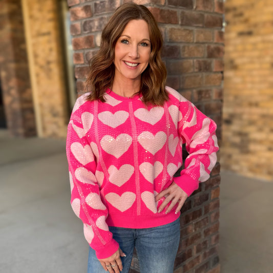 Sparkling Sweetheart Sweater
