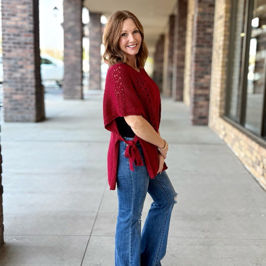 BOHO Half-Sleeve Sweater
