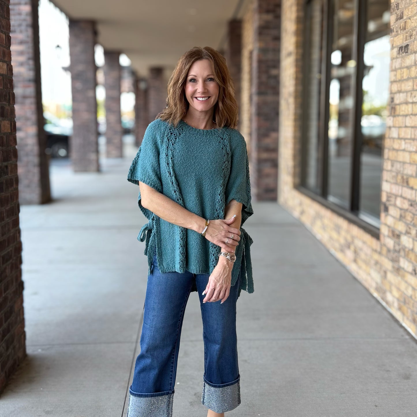 BOHO Half-Sleeve Sweater