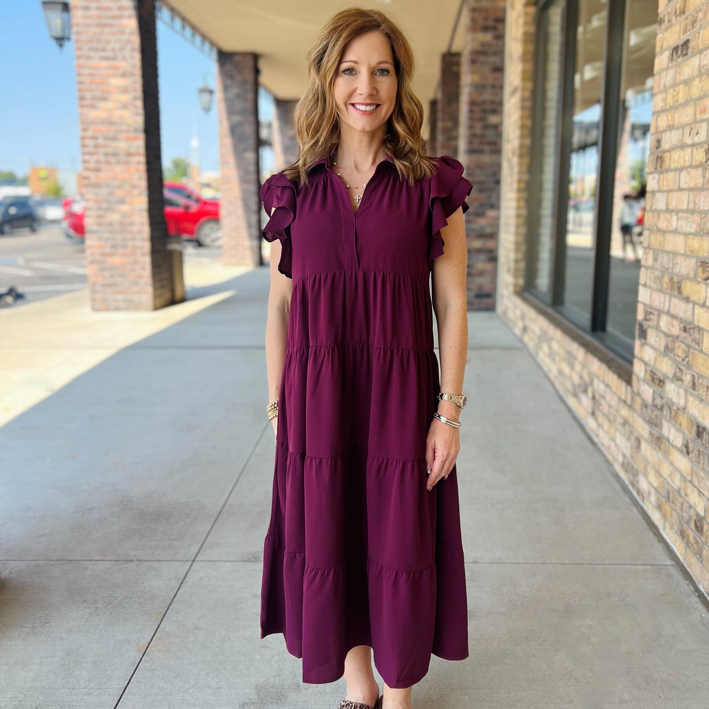 Umgee Plum Allure Dress