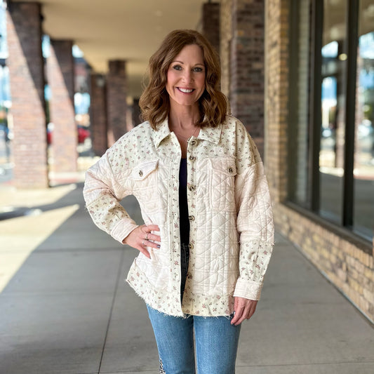 Bridgerton Floral Shacket