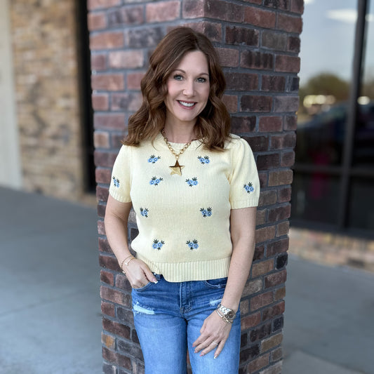 Sweet Sunshine Sweater Top