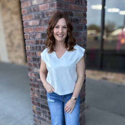 Spring Sequin Fun Top