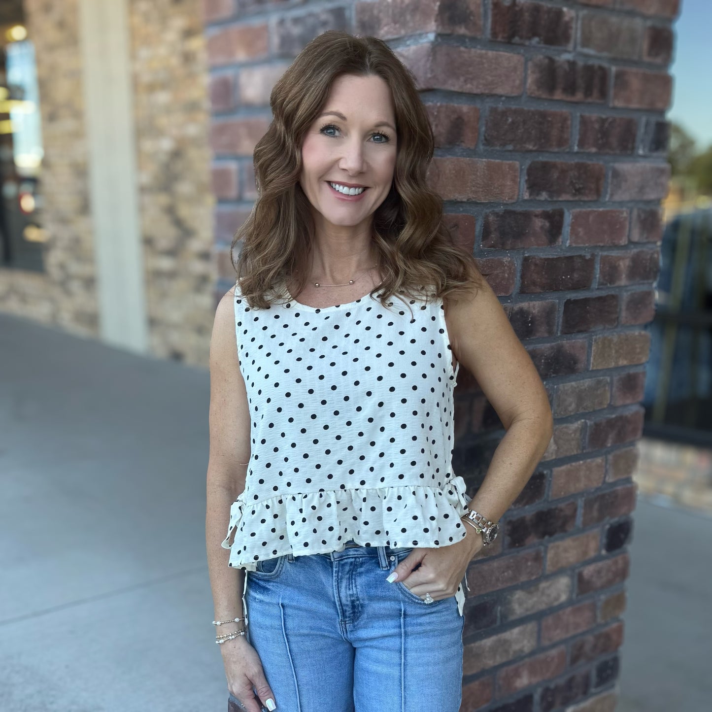Playful & Fun Sleeveless Top: 3 Colors