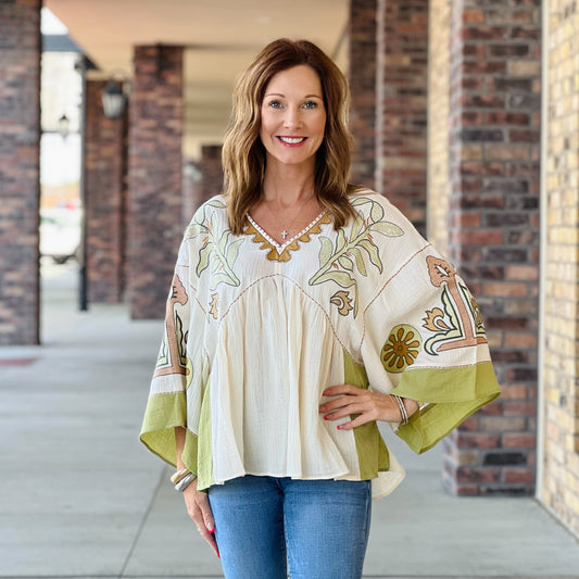 Boho Blossom Blouse