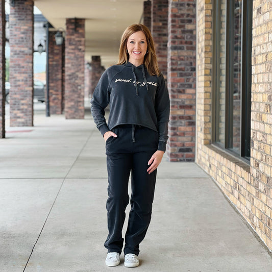 Zutter Saved By Grace Sweatpants-Black