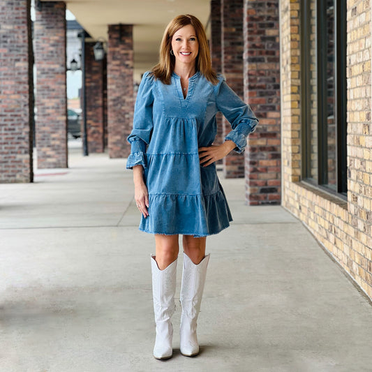 Denim Blues Dress