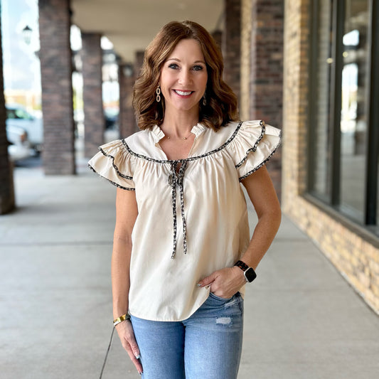 Cream Bliss Blouse
