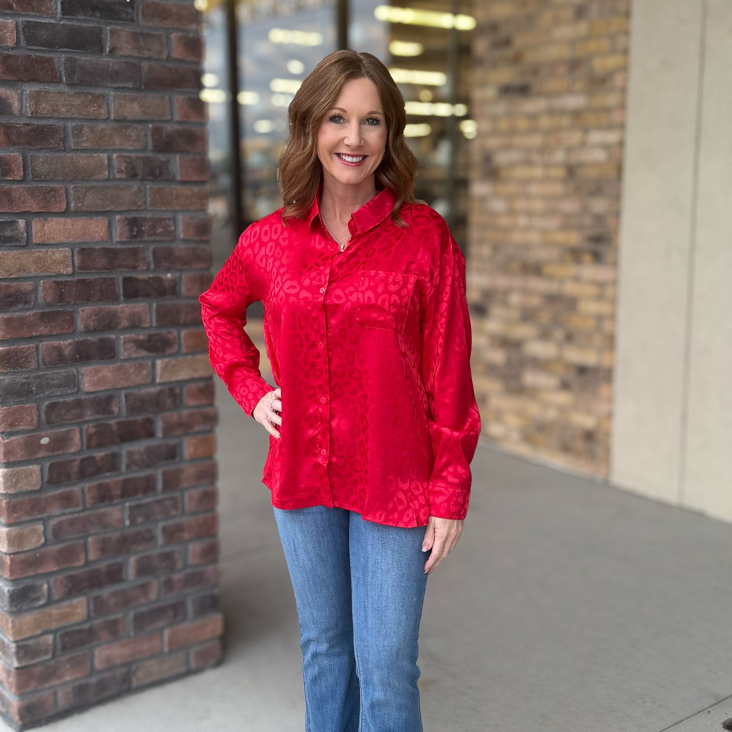 Seeking You Leopard Button Down: 3 Colors