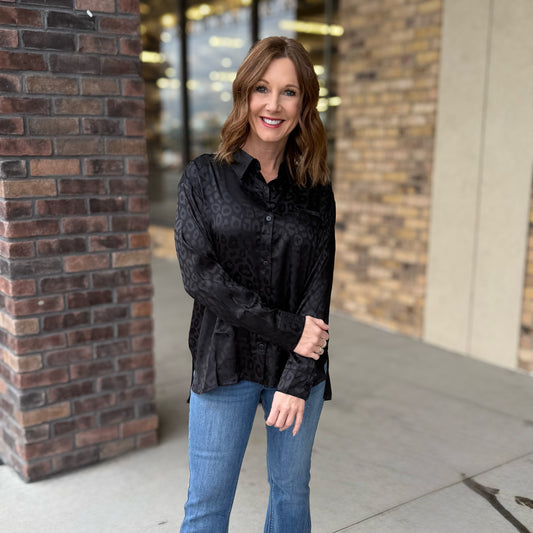 Seeking You Leopard Button Down: 3 Colors