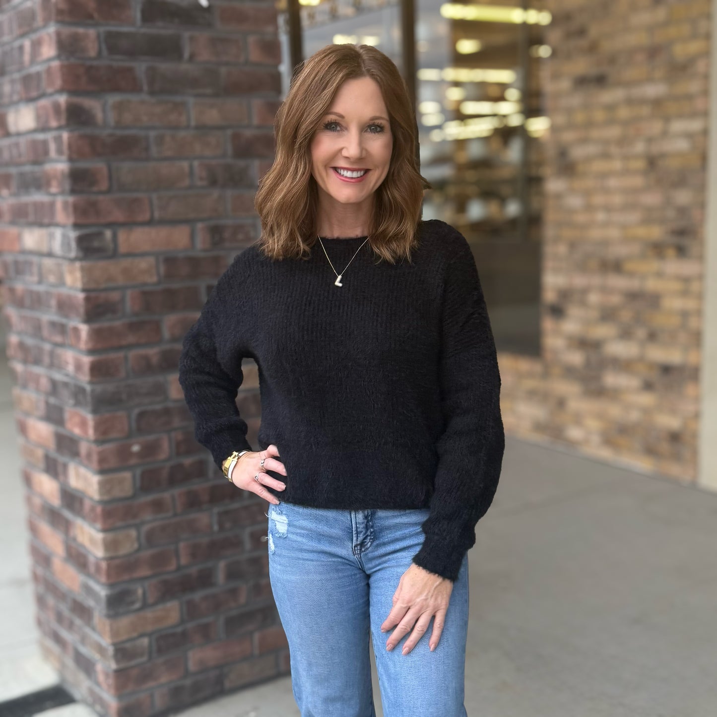 Date Night Open Back Sweater