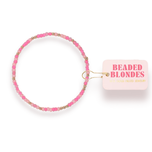 Beaded Blondes Flamingo Sprinkle Bracelet