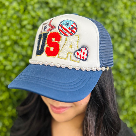 USA Trucker Patch Hat