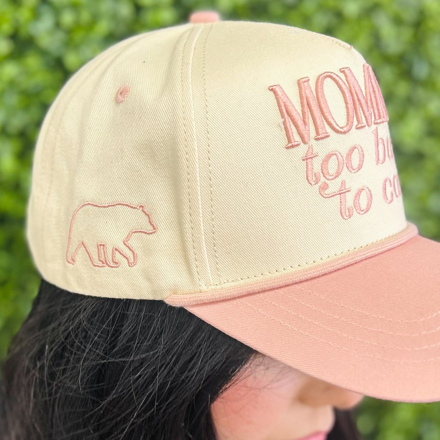 MOMMIN' too busy to care hat