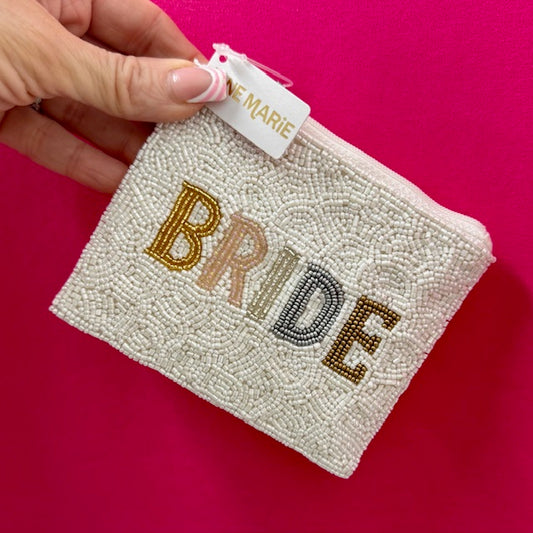 Bride Beaded Coin Bag
