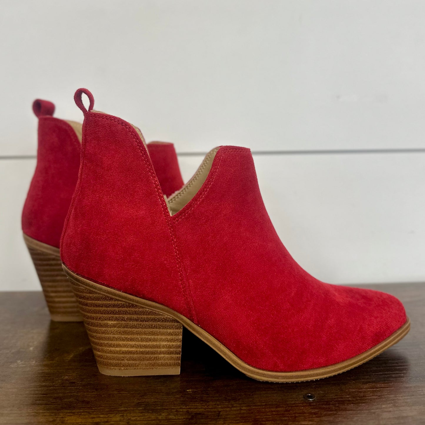 Corkys Sassy Pants Booties-Red