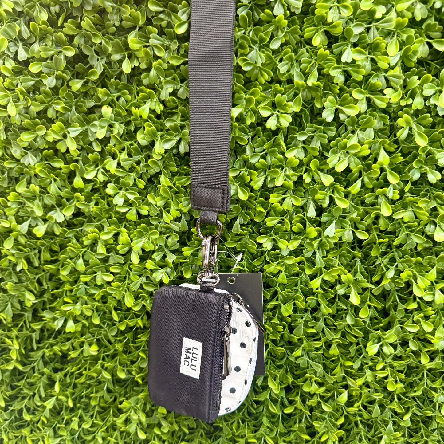 Lulu Mac Double Pouch Polka Dot Wristlet: Multiple Color