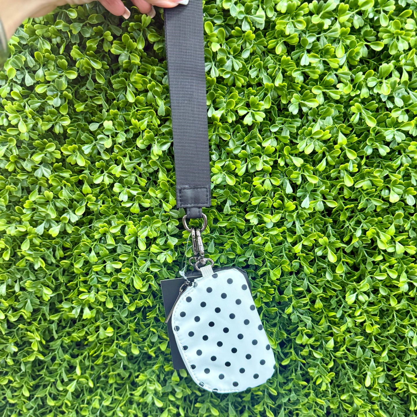 Lulu Mac Double Pouch Polka Dot Wristlet: Multiple Color