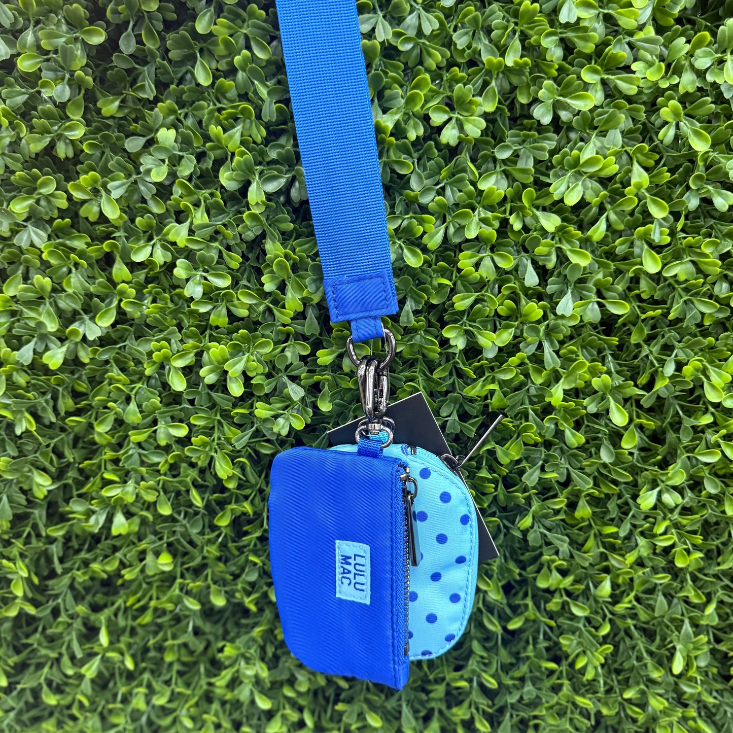 Lulu Mac Double Pouch Polka Dot Wristlet: Multiple Color