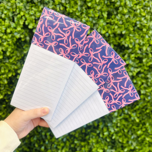 Girly Bows Notepad