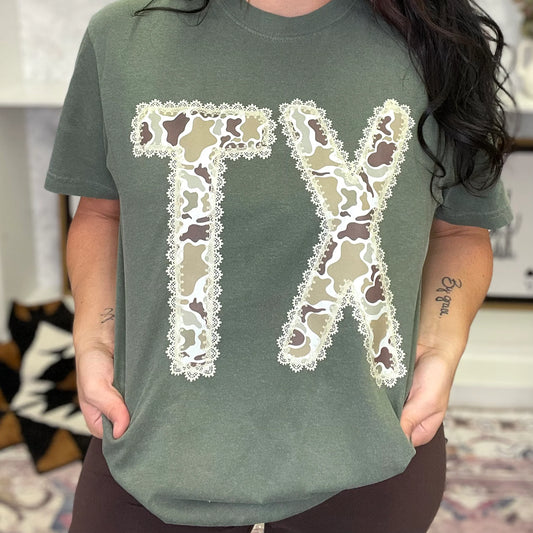 Camo TX Graphic Tee