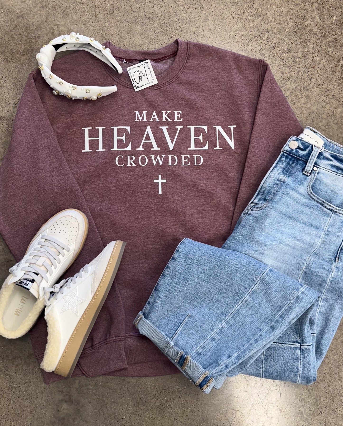 Make heaven Crowded Sweatshirt: 3 Colors