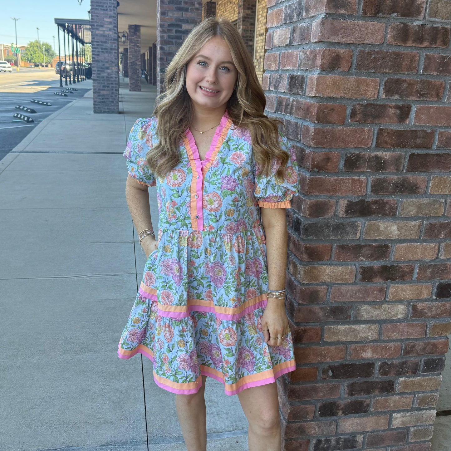 Charming Brunch Floral Dress