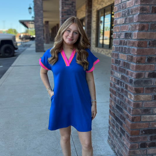 Effortless Royal Summer Dress