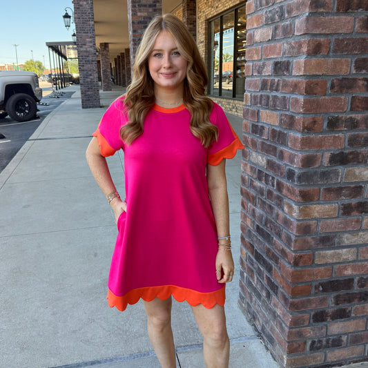 Summer Ready Scallop Dress