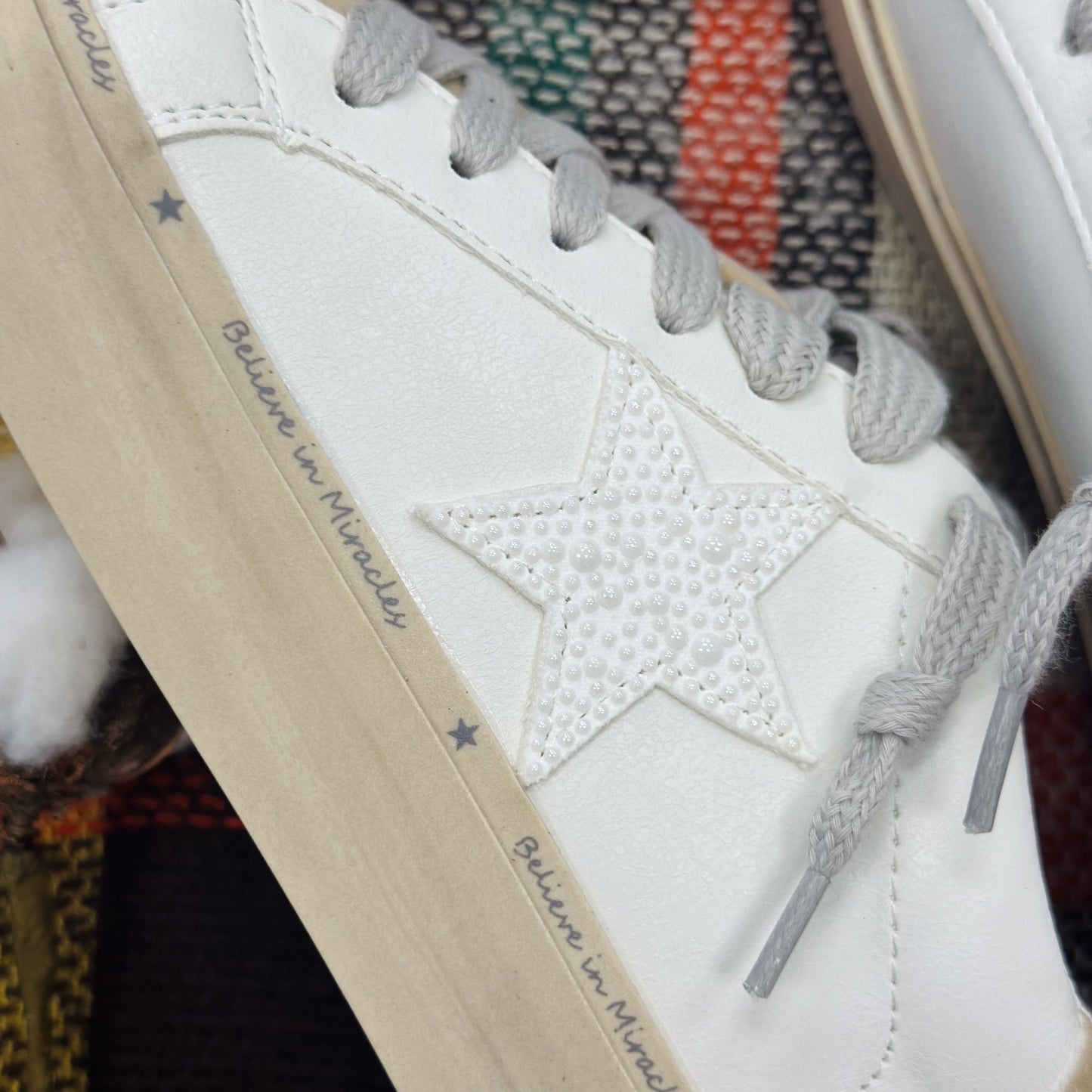 Reba Pearl Star Sneakers