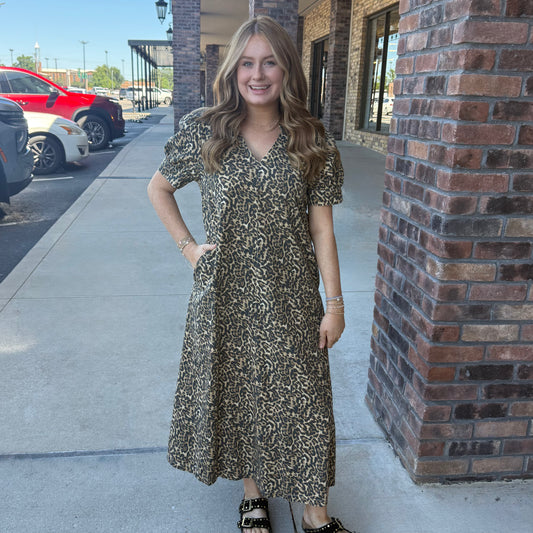 Leopard For Days Dress