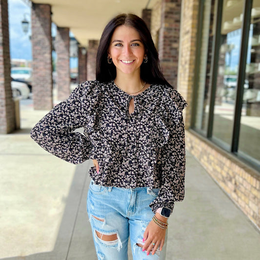 Breaking Through Floral Blouse