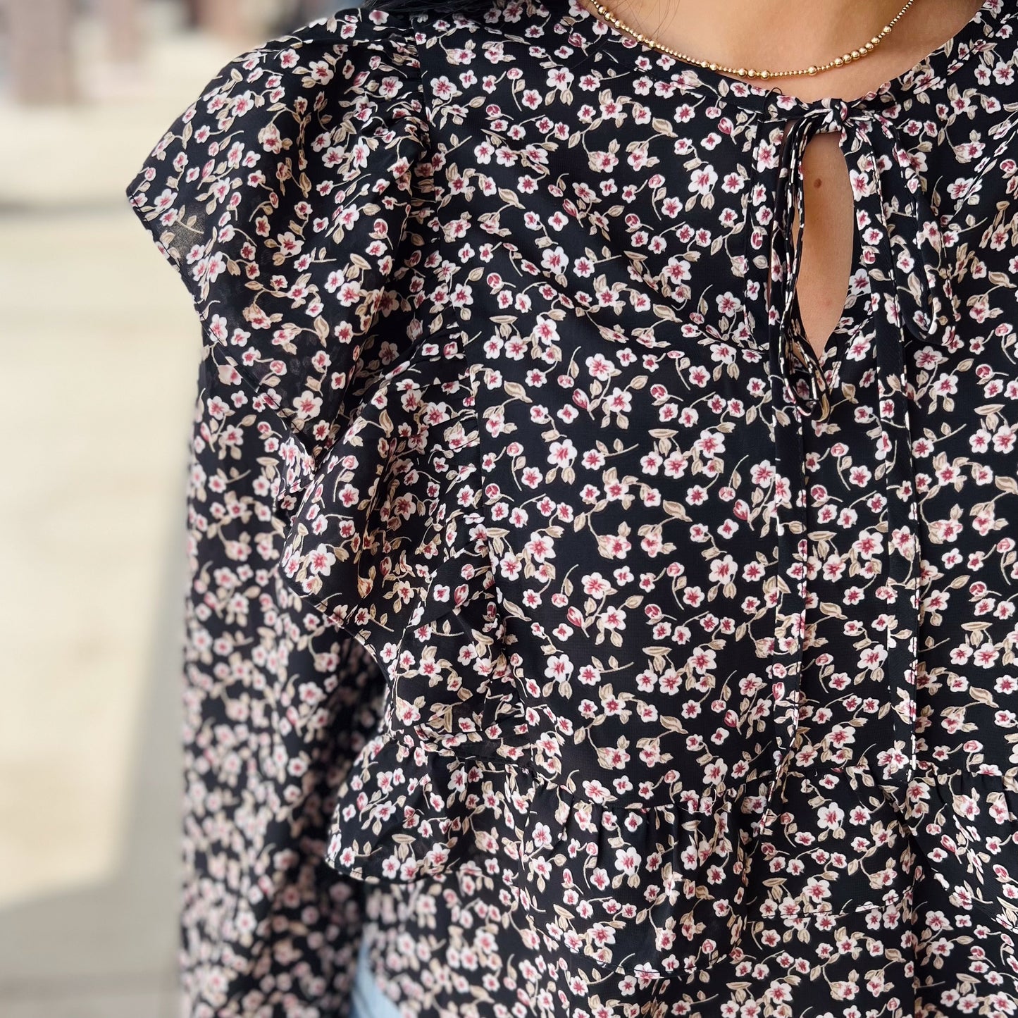 Breaking Through Floral Blouse