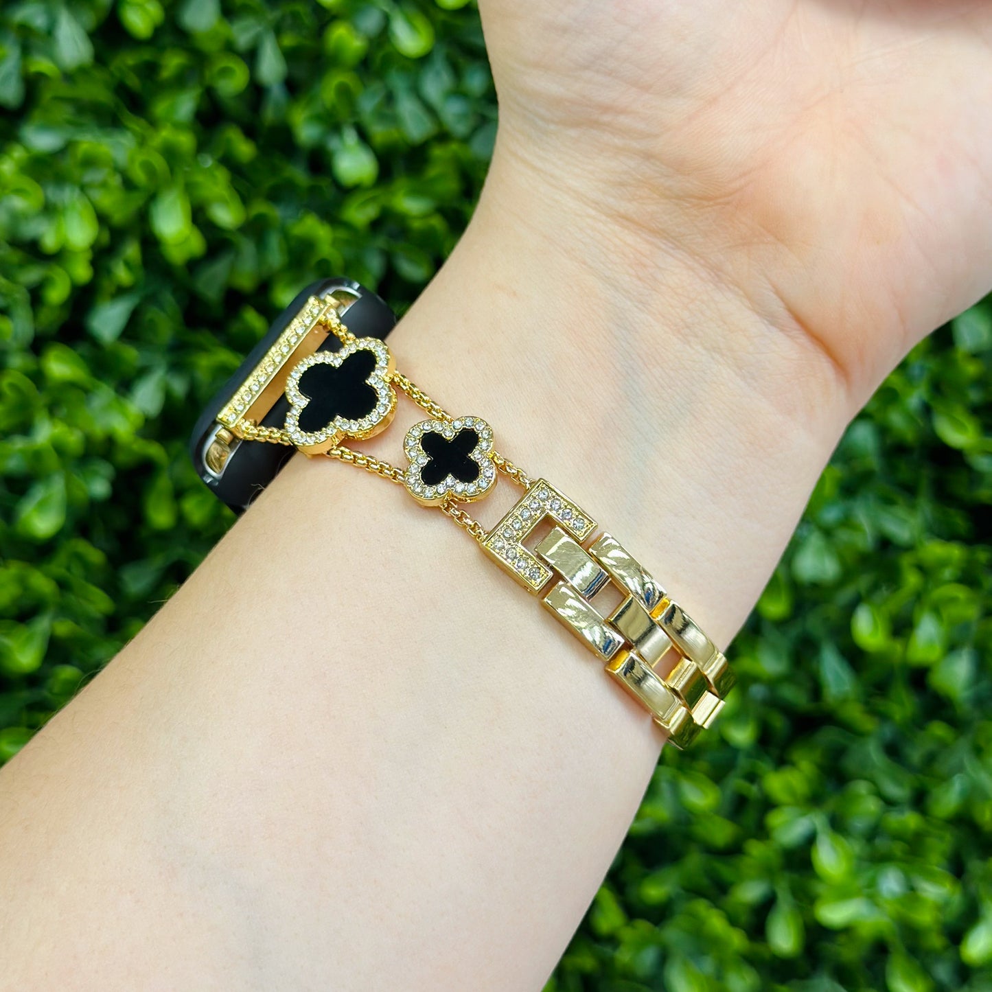 Black Clover W/ Gold Chain Watch Band