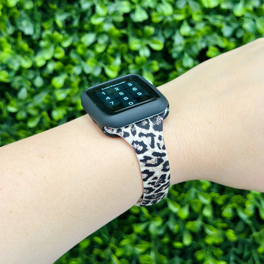 Skinny Leopard Silicone Watch Band