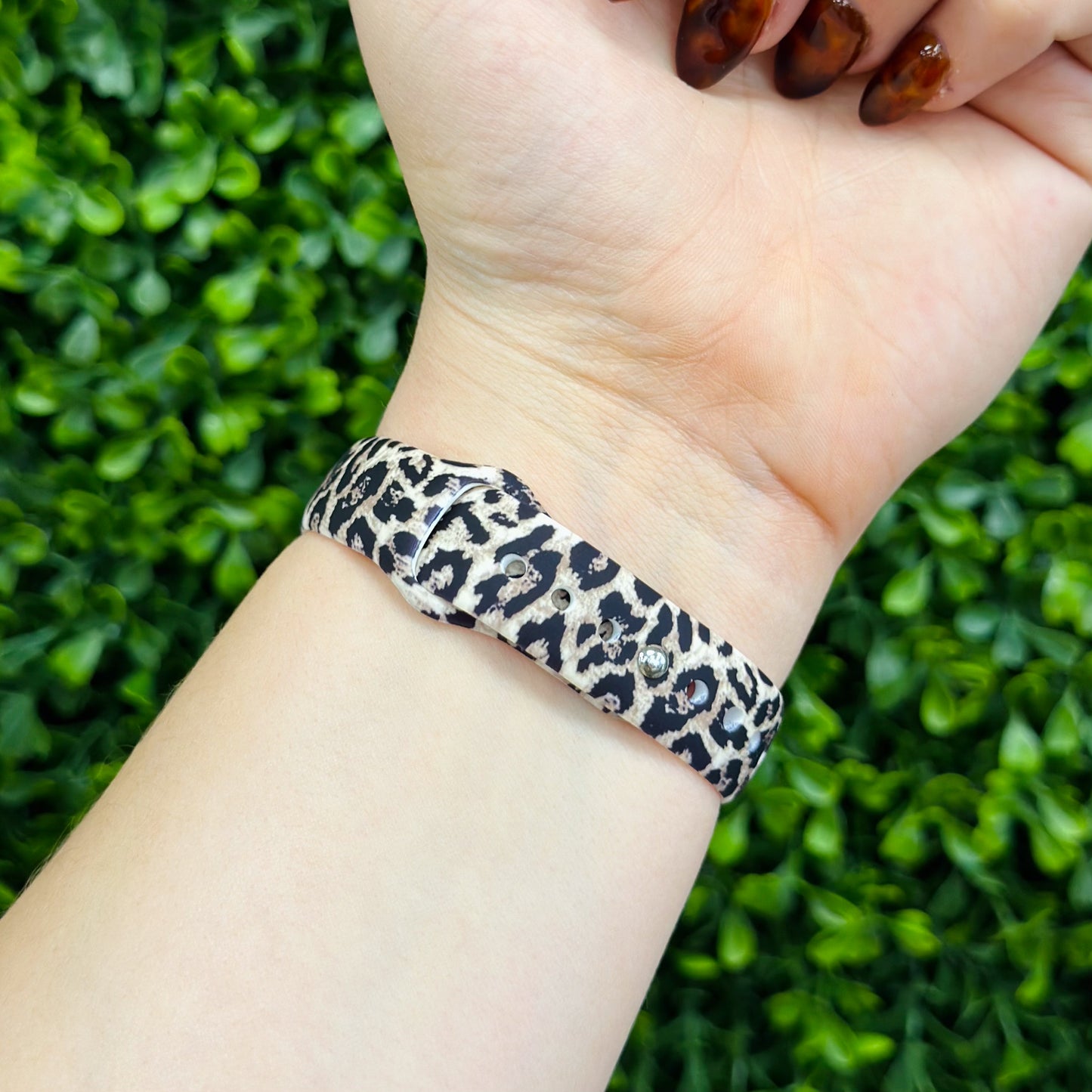 Skinny Leopard Silicone Watch Band