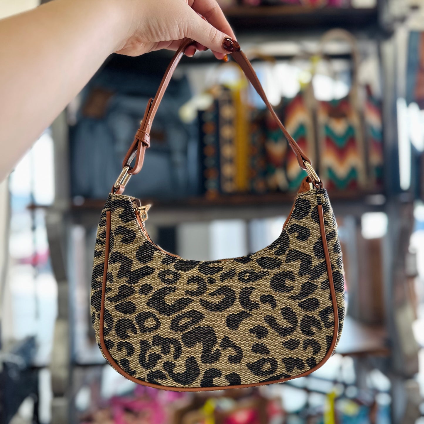 Montana West Small Leopard Tote/Handbag