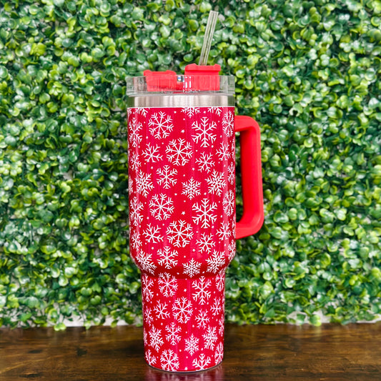 Christmas Snowflake 40oz Tumbler