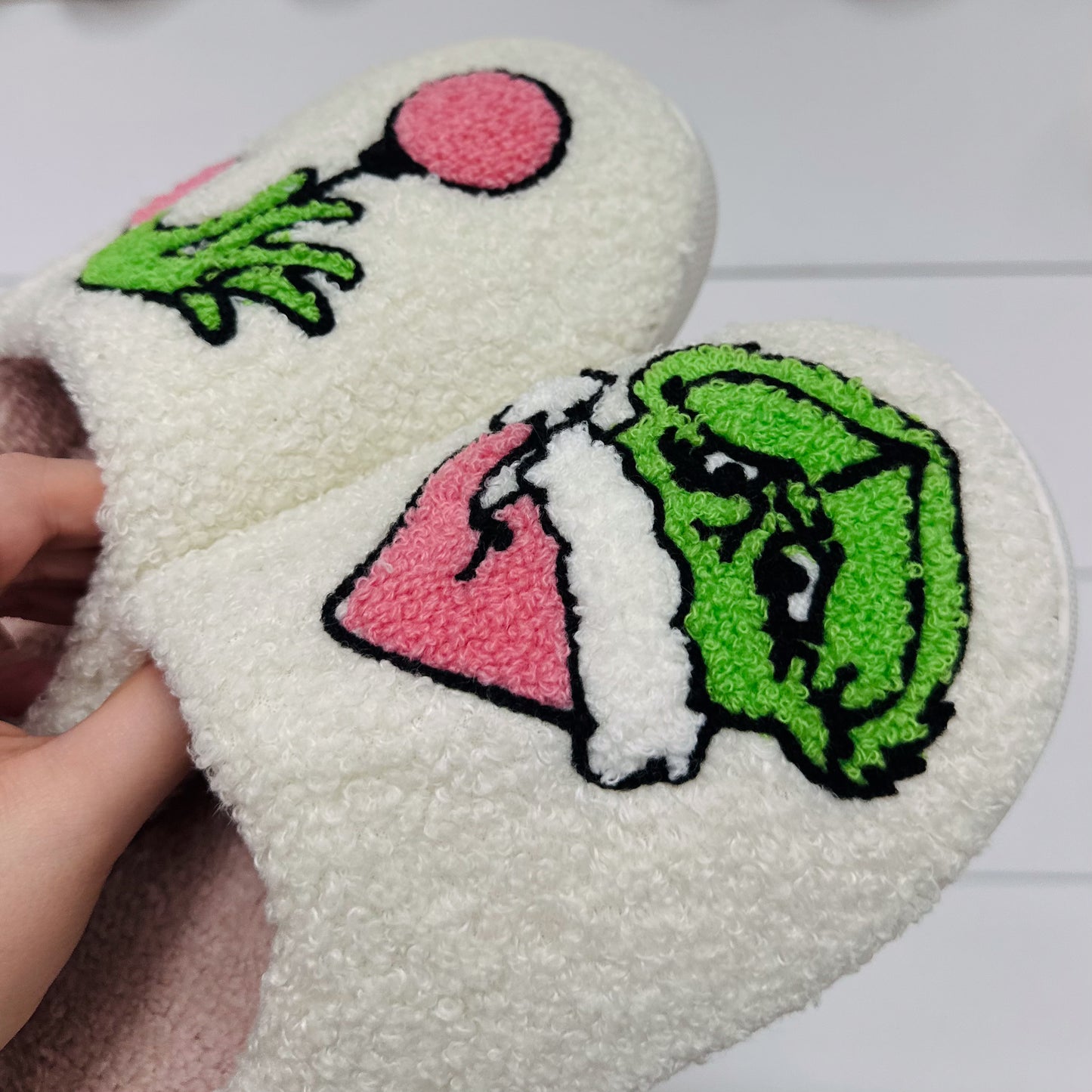 Christmas Grinch Slippers