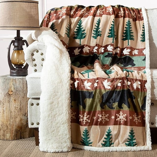 Wrangler Carstens Cascade Ridge Plush Throw