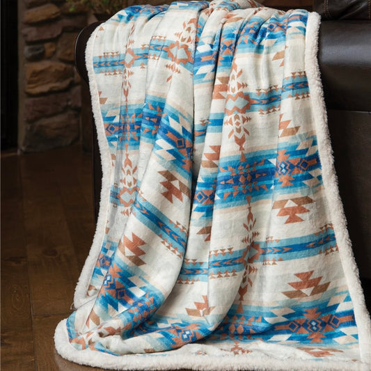 Wrangler Carstens Home Stack Rock Southwestern Throw