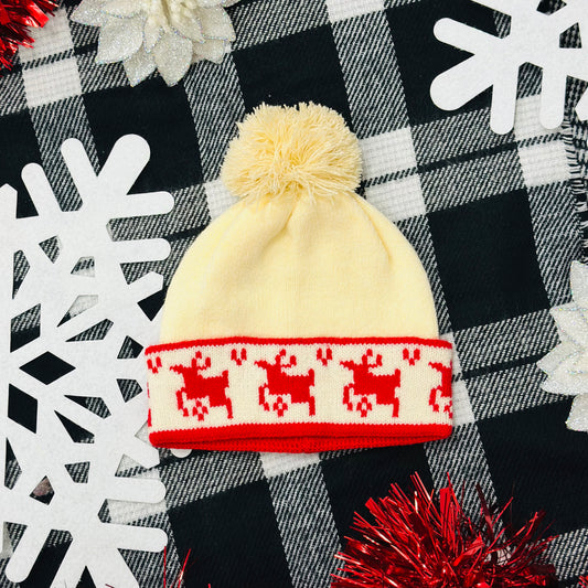 Reindeer Christmas Beanie