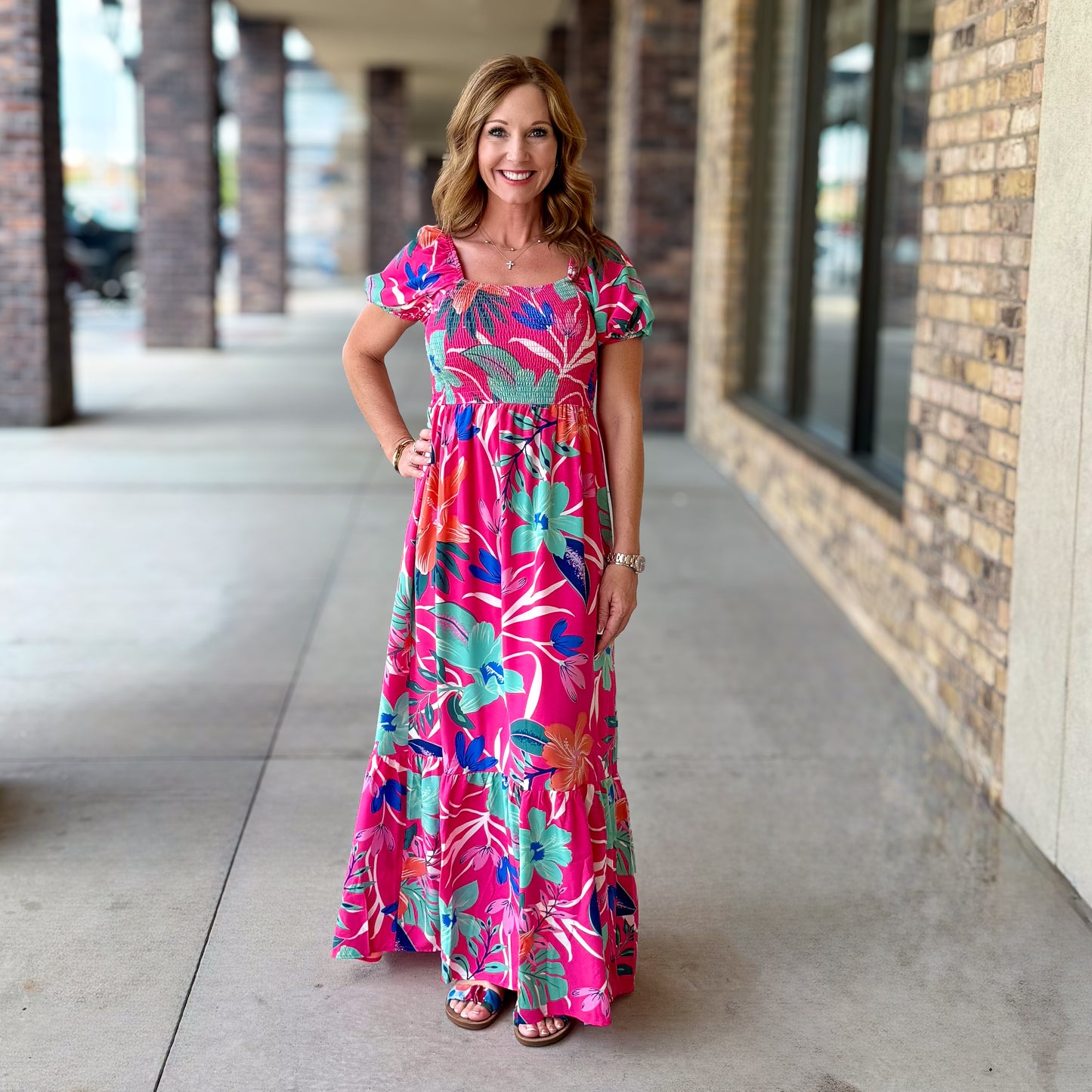 Enchanting Floral Maxi Dress