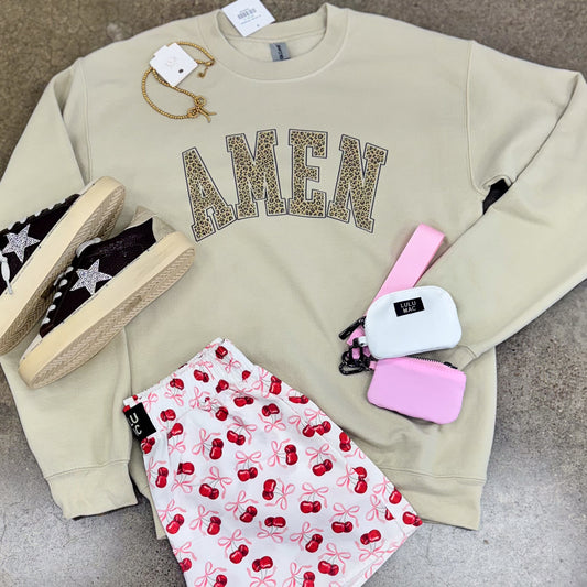 Leopard AMEN Sweatshirt
