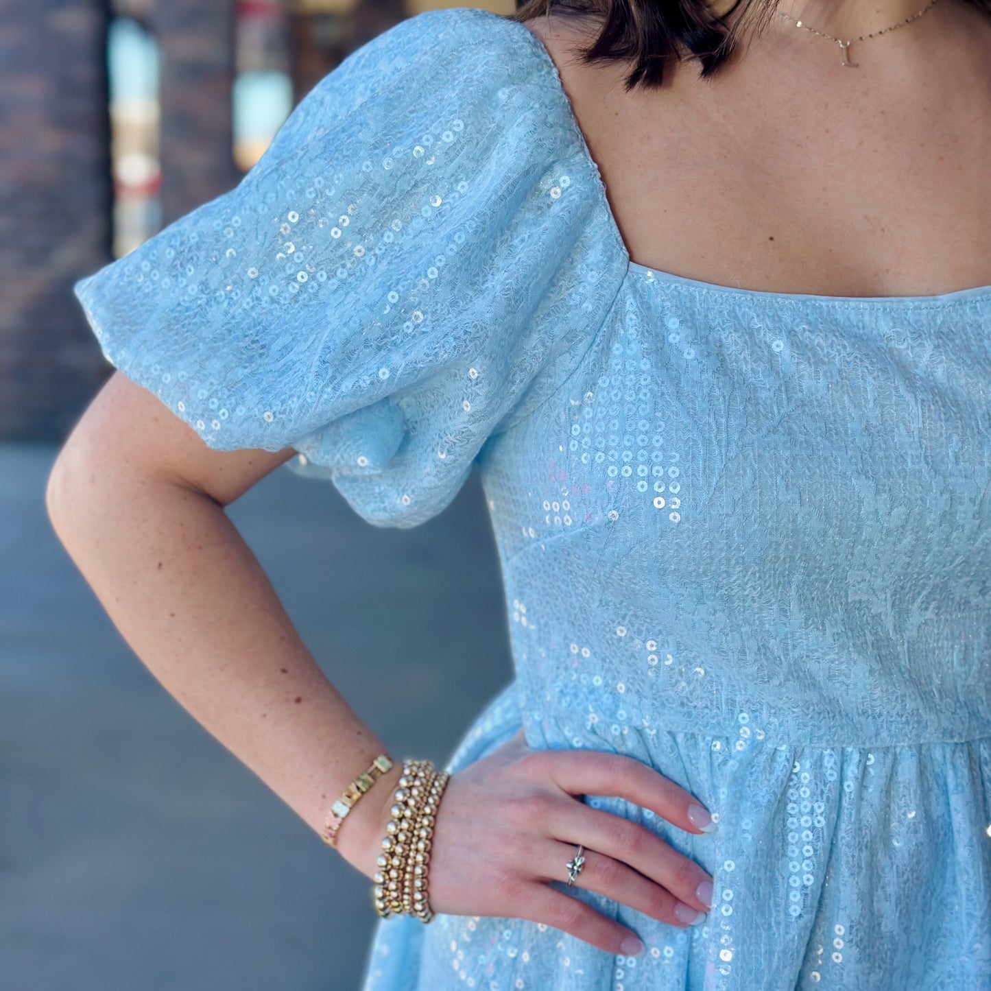 Cool As Can Be Sequin Dress