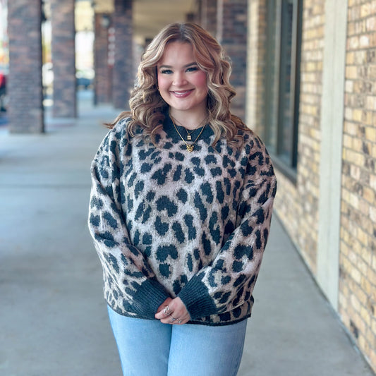 Luxurious & Cozy Leopard Sweater