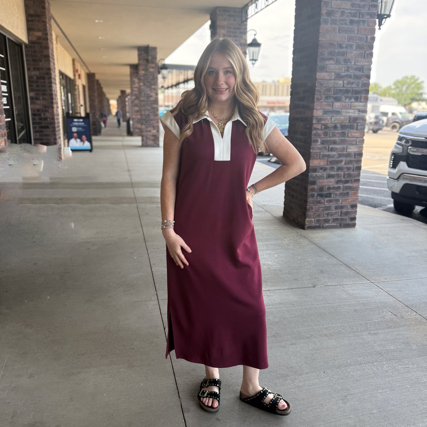Timeless Scuba Midi Dress: 2 Colors
