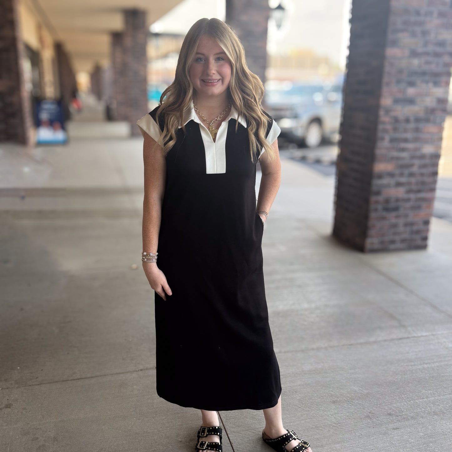 Timeless Scuba Midi Dress: 2 Colors